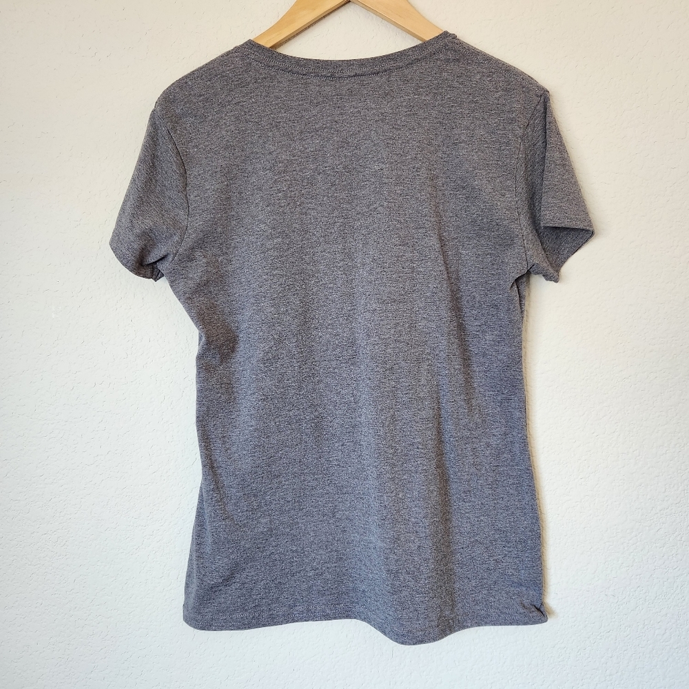 Junior's Instant Message Gray Halloween Tree Short Sleeve T-Shirt Size M - Picture 2 of 6